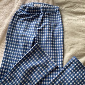 Blue Checkered Pants